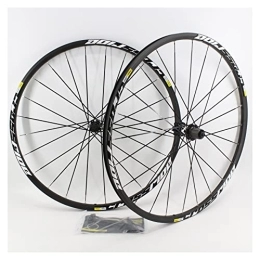 GUANMI 26/27.5/29er CROSSRIDE Mountain bike aluminum alloy bicycle wheelset MTB clincher rims disc brake hubs center lock (Color : 26er six nails)