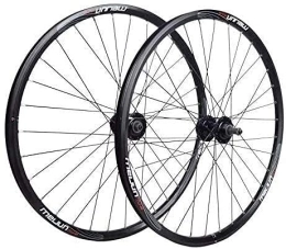 HAO KEAI Spares HAO KEAI Mountain Bike Wheelset Bicycle Wheelset 26 / 20 Inch, Bike Wheel Double Wall Alloy Rim V Brake / Disc Brake Front And Rear Wheels Palin Bearing 32 Holes Quick Release Compatible 7 / 8 / 9 / 10 Speed