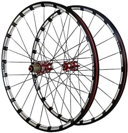HAO KEAI Spares HAO KEAI Mountain Bike Wheelset Wheel Mountain Bike Bike Wheel 26 / 27.5 Inch Bicycle Wheelset MTB Double Wall Alloy Rim Milling Trilateral Carbon Hub Disc Brake Front And Rear