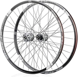 HAO KEAI Spares HAO KEAI Mountain Bike Wheelset Wheel Mountain Bike Mountain bike wheels, bike wheelset 26 / 29 / 27.5 inches front rear wheelset double-walled rim quick release disc brake 32 holes 4 Palin 8-11 speed
