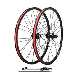 HEIMAZP Spares HEIMAZP Mountain Bike Wheelset 26 27.5 29" MTB Rim V / Disc Brake QR Wheels 28H For 7 8 9 10 Speed Cassette 1875g (Size : 26'')