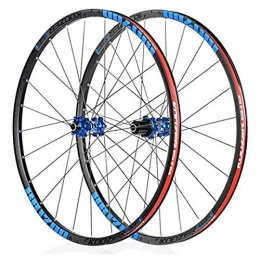 HHH Spares HHH Mountain Bike Front Wheel Rear Wheel, 26" / 27.5" Bicycle Wheelset Light Alloy Rims Quick Release Type Disc Brake Rim 24-hole 8 9 10 11 Speed (Color : B, Size : 26in)