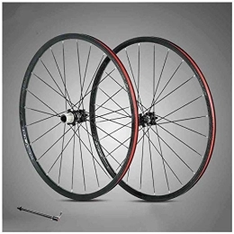 HJRD Mountain Bike Wheel HJRD 29 inch bicycle wheelset double wall aluminum alloy mountain bike wheels rim disc brake quick release 24 holes 8, 9, 10, 11 speed