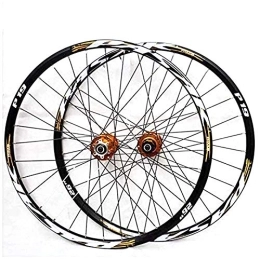 HJRD Mountain Bike Wheel HJRD Mountain bike wheelset, 29 / 26 / 27.5 inch bicycle wheel (front + rear) double-walled aluminum alloy rim quick release disc brake 32H 7-11 speed