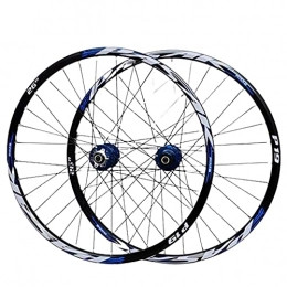 HJXX Spares HJXX MTB Bicycle Wheelset, Bike Wheel, Cycling Wheels(front+rear), Bike Wheelset, Aluminum Alloy Disc Brake Hybrid / Mountain Rim for 7 / 8 / 9 / 10 / 11speed-Blue_29inch