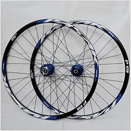 HJXX Spares HJXX MTB Bike Wheelset (rear + front), Bicycle Wheels, Mountain Bike rims, Aluminum Alloy Disc Brake Mountain Cycling Wheels for 7 / 8 / 9 / 10 / 11 Speed-blue_29inch
