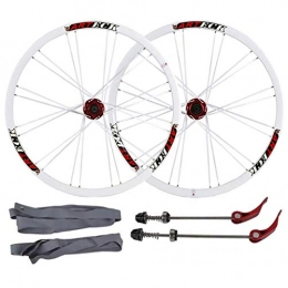 HYLH Spares HYLH Mountain Bike Disc Brake Wheelset 26 Inch, Double Wall Aluminum Alloy Quick Release Sealed Bearings Compatible 8 / 9 / 10 Speed