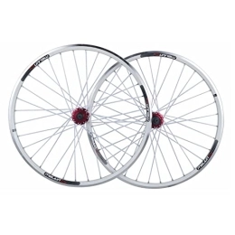 JTYX Spares JTYX Bike Wheelset, 26 Inch Mountain Cycling Wheels 32 Hole Disc Brake Aluminum Alloy MTB Rim Wheel Set - Quick Release Axles Bicycle Accessory