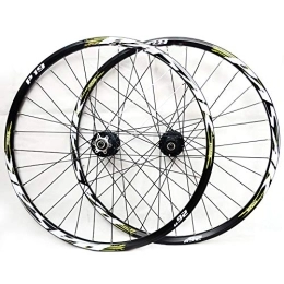 JTYX Spares JTYX Mountain Bike Wheelset, 26 / 27.5 / 29 Inch Bicycle Wheel Double Walled Aluminum Alloy MTB Rim Fast Release Disc Brake 32H 7-11 Speed Cassette - Front and Rear Wheels