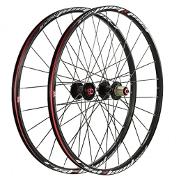 Khaco Ultralight MTB 27.5'' Wheelset 24 Hole Mountain Bike Wheels Set Front 2 Rear 5 Bearings 8-10 Speed Cassette Compatible