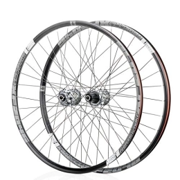 KOOZER Spares KOOZER XF2046 Classic MTB Mountain Bike Front & Rear Wheels Wheelset for Shimano 8-11S 26 / 27.5 / 29" Black Grey (27.5)