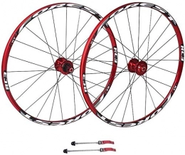 L.BAN Spares L.BAN 26 / 27.5 Inch Mountain Bike Wheelset, Double Wall Quick Release MTB Rim Sealed Bearings Disc Brake 8 9 10 Speed, B-26inch