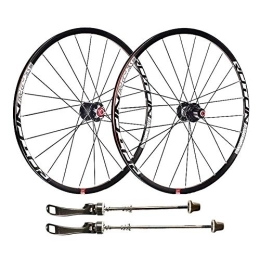 L.BAN Spares L.BAN 27.5" Wheel Mountain Bike Disc Brake Wheels, 7 8 9 10 Speed Cassette MTB Quick Release Double Wall Rims Bicycle Front Rear Wheel, A
