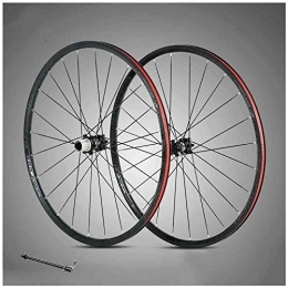 L.BAN Spares L.BAN 29 inch bicycle wheelset double wall aluminum alloy mountain bike wheels rim disc brake quick release 24 holes 8, 9, 10, 11 speed