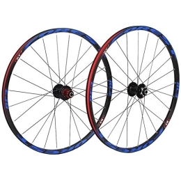 L.BAN Spares L.BAN Bicycle Wheel Set 26" / 27.5" Disc Brake MTB Bicycle Wheel Double-walled Aluminum Rim QR 7-11 Speed Cassette NBK Sealing Bearing 1790g 1.5"-2.5" Tire, F-26in