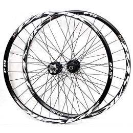 L.BAN Spares L.BAN Bike Wheelset, 26 / 27.5 / 29 inch Mountain Bike Wheel Brake Wheel Set Quick Release Palin Bearing 7, 8, 9, 10, 11 Speed, black