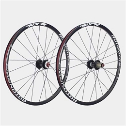 L.BAN Mountain Bike Wheel L.BAN Mountain Bike Wheel 26 Inch Alloy Double Wall Wheel Set Rim Hub Quick Release 9, 10, 11 SPEED CASSETTE 1791g / Pair
