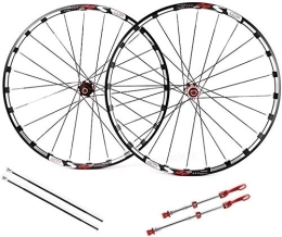 L.BAN Spares L.BAN Mountain Bike Wheelset, 26 Inch Double Wall MTB Bicycle Hybrid Disc Brake Quick Release Sealed Bearing 32 Hole 7 8 9 10 Speed, A-27.5inch