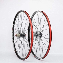 L.BAN Mountain Bike Wheel L.BAN Mountain Bike Wheelset, Double Wall MTB Rim Quick Release Disc Brake Bike Wheelset Hybrid 32 Hole Compatible 8 9 10 11 Speed, B-27.5inch