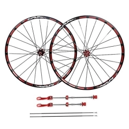 L.BAN Spares L.BAN Mountain Bike Wheelsets, Double Wall Front Bicycle Front Wheel 26" 27.5" Alloy Rim Quick Release Disc Brake, 27.5inch