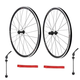 L.BAN Spares L.BAN MTB Double Wall Wheelset, Quick Release V Brake-Disc Brake Dual Purpose Alloy Hub For 26 Inch / 20 Inch Tire, Frontwheel