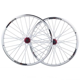 L.BAN Spares L.BAN Road Bike Wheels Bicycle Wheel 26" 32 Hole Disc Brake V Brakes Wheels Set Dual Purpose Mountain Bike Aluminum Alloy Rim Group