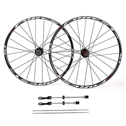 L.BAN Spares L.BAN Road Bike Wheels MTB Bike Wheelset 26" 27.5" Double Wall Disc Brake Front REAR Wheel Rim Compatible 7 8 9 10 11 Speed Hub, D