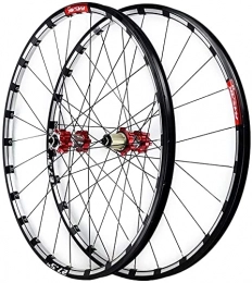 L&WB Mountain Bike Wheel L&WB 26 27.5 Inch MTB Front Wheel And Rear Wheel Disc Brake Mountain Bike Wheelset Quick Release Double Wall 7 8 9 10 11 12 Compartment 24 Holes, A, 26in