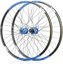 L&WB Mountain Bike Wheel L&WB Double-Walled Bike Wheelset for 26 27.5 29 Inch MTB Rim Disc Brake Fast Release Mountain Bike Wheels 24H 8 9 10 11 Speed, A, 26in