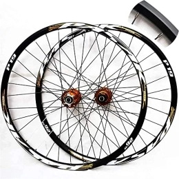 L&WB Mountain Bike Wheel L&WB Mountain Bike Wheelset 26 / 27.5 / 29 Inch Front Wheelset MTB Wheels Aluminum Alloy Double Wall Rims Disc Brake Quick Release Sealed Bearings 7 8 9 10 Speed Store Hub, 26in
