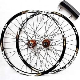 L&WB Mountain Bike Wheel L&WB Mountain Bike Wheelset 26 / 27.5 / 29 Inch Front Wheelset MTB Wheels Aluminum Alloy Double Wall Rims Disc Brake Quick Release Sealed Bearings 7 8 9 10 Speed Store Hub, 27.5in