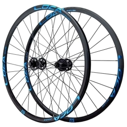 LAVSENA Spares LAVSENA Mountain Bike Thru Axle Wheelset 26 / 27.5 / 29 Inch Rim MTB Disc Brake Wheels Centerlock Sealed Bearing Hub 28H For 7 8 9 10 11 12 Speed Cassette (Color : Blue, Size : 29inch)