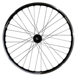 LDDLDG Spares LDDLDG 26 Inches Mountain Bike Wheels Double Wall Alloy Rim Quick Release Disc Brake V Brake Dual-use 32H(Color:black)