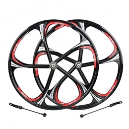 LDDLDG Spares LDDLDG 26 ” Mountain Wheel Set Bicycle Disc Brake Wheel Set 32 Holes 7-9 Speed, Rotary Wheel