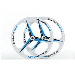 LDDLDG Mountain Bike Wheel LDDLDG Bike Wheelset 26 Inch Mountain Cycling Wheels, Magnesium Alloy Disc Brake / Fit For 7 / 8 Speed Spinning Flywheel(Color:blue)