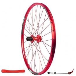 LDDLDG Spares LDDLDG Mountain Bike Rear Wheel 26" Bicycle Rim Cycling Wheels Disc Brake 32 Holes MTB Wheel 7 / 8 / 9 / 10 Speed Quick Release Axles Bicycle Accessory(Color:red)