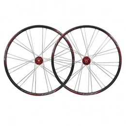 LDDLDG Mountain Bike Wheel LDDLDG MTB Wheel 26inch Bicycle Wheelset Mountain Bike Rim 28Spoke Disc / Rim Brake QR Sealed Bearing Hubs for 7-10 Speed Cassette Flywheel(Size:black)