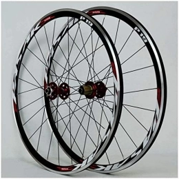 LEELLY Spares LEELLY Mountain Bike Wheelsets, Front and rear wheels, 700c Road Bike Wheelset, C / V- Brake Double Wall Alloy 30mm Rim QR 7-11S Card Hub Sealed Bearing Cycling Wheels Wheel