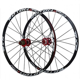 LHHL Mountain Bike Wheel LHHL Bicycle Wheel Set 26 / 27.5 / 29" MTB Double Wall Alloy Rim 24H Bike Front And Rear Wheel Carbon Hub Disc Brake Sealed Bearing QR For 7 / 8 / 9 / 10 / 11 Speed Cassette (Color : Black, Size : 29")