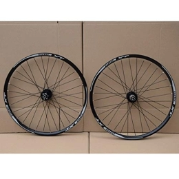 LHHL Spares LHHL Bicycle Wheelset MTB Double Wall Alloy Rim Disc Brake 7-11 Speed Card Hub Sealed Bearing QR 32H (Color : B, Size : 27.5")