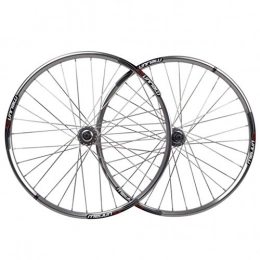 LHHL Mountain Bike Wheel LHHL Components 26 Inch Wheel For Mountain Bike Bicycle Rim Silver Trekking Bike Wheels Disc Brake 32 Holes 7 8 9 Speed Cassette (Size : 26inch)