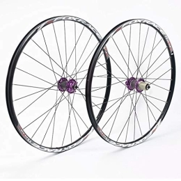 LHHL Spares LHHL Components Mountain Bike Wheelset For 26 27.5 Inch Bike Wheels Alloy Double Wall Carbon Drum Quick Release Disc Brake Compatible 7-11 Speed (Size : 27.5inch)