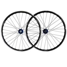 LHHL Mountain Bike Wheel LHHL Components MTB 11 Speed Cycling Wheel 26 Inch Bicycle Wheelset Rims 559x19 Disc / Rims Brake Mountain Bike Wheel Sealed Bearing Hub QR For Cassette Flywheel (Color : Blue hub, Size : 26inch)