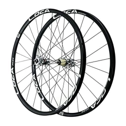 LHHL Spares LHHL Components MTB Bike Wheel 26 27.5 29 Inch Sealed Bearing Bicycle Wheelset For 8-12 Speed Cassette Flywheel Disc Brake Double Wall Alloy Rim QR 6 Pawl 24 Spoke (Color : E, Size : 27.5in)