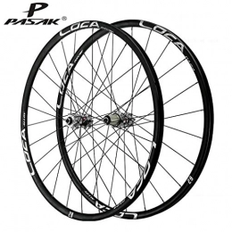 LHHL Mountain Bike Wheel LHHL Mountain Bike Wheelset 26 / 27.5 / 29 Inch Double Wall Alloy Rims Disc Brake Bicycle Wheel QR NBK Sealed Bearing Hubs 6 Pawls 8-12 Speed Cassette 24H (Color : B, Size : 27.5")