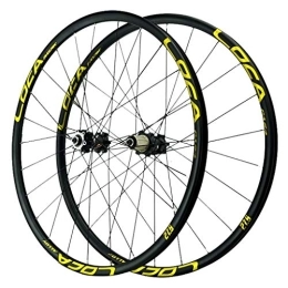 LHHL Mountain Bike Wheel LHHL Mountain Bike Wheelset 26 / 27.5 / 29 Inch Double Wall Alloy Rims Disc Brake Bicycle Wheel QR NBK Sealed Bearing Hubs 6 Pawls 8-12 Speed Cassette 24H (Color : C, Size : 27.5")