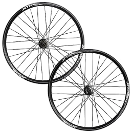 LHHL Mountain Bike Wheel LHHL MTB Bicycle Wheelset 26" / 27.5" / 29" for Mountain Bike Double Wall Alloy Rim Disc Brake 7-11 Speed Card Hub Sealed Bearing QR 32H (Color : Gray, Size : 27.5in)