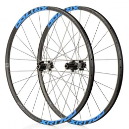 LHHL Spares LHHL Wheel For Mountain Bik 26" / 27.5 In MTB Bicycle Wheelset Double Wall Rim Ultra-Light 1620g Disc Brake 8-11S Cassette Hub Sealed Bearing QR (Color : Blue, Size : 27.5")