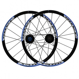 LICHUXIN Spares LICHUXIN 20 Inch Mountain Bike Wheelset Folding Bicycle Wheel Small Wheel Disc Brake Quick Release Aluminum Alloy Double Wall Rims 7 8 9 Speed 20 Holes (Color : C)