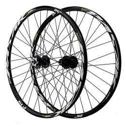 LICHUXIN Spares LICHUXIN 26 / 27.5 / 29in MTB Bike Wheelset Disc Brake Mountain Bicycle Wheels Quick Release Aluminum Alloy Rim 7 / 8 / 9 / 10 / 11 / 12 Speed Cassette Freewheel 32 Holes (Color : Silver, Size : 26in)